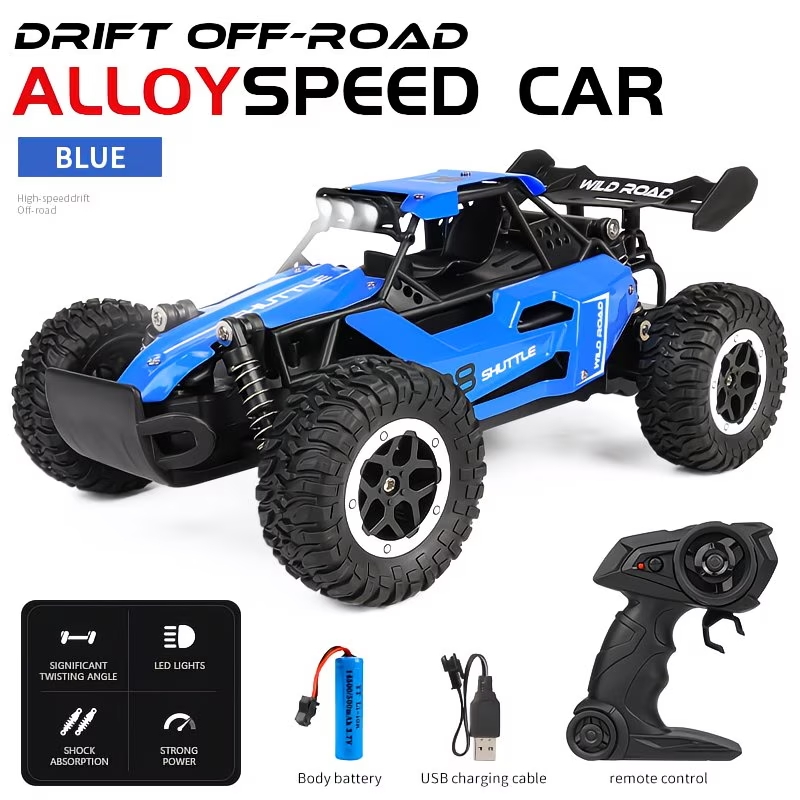 Led Light Kit Rc - ZNLYRION 1:16合金製RCオフロードカー 2.4Gワイヤレスリモコン高速バギー LEDライト付き ショックアブソーバー搭載 子供用おもちゃ