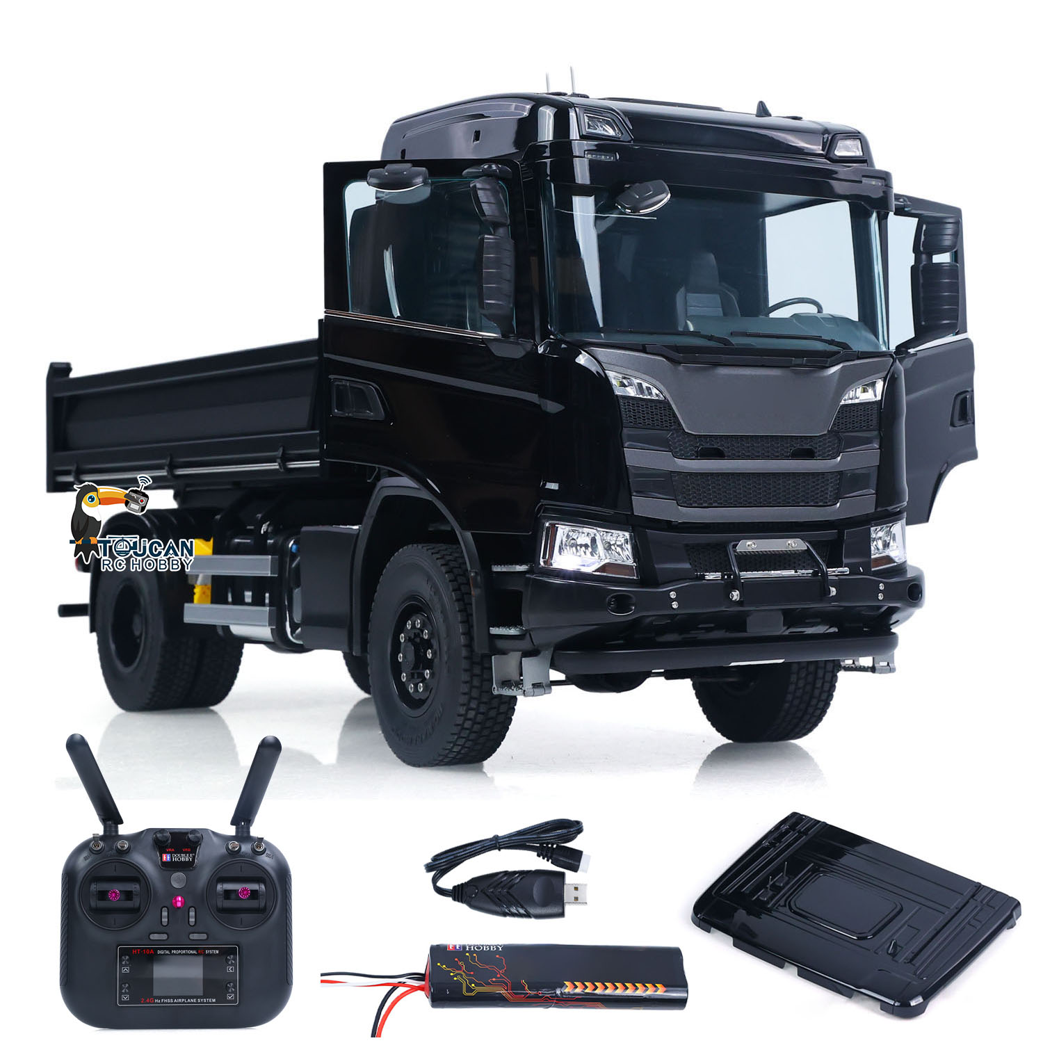Rc Hobby Toucan - 1/14 CNC 4x4 DoubleE E022 RCダンプトラック