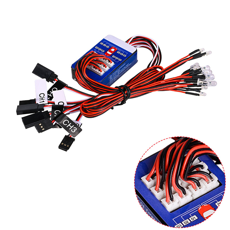 Led Light Kit Rc - RC 12 LED照明システムキット スマートシミュレーションライト 1/10ドリフトオンロードRCカー ヨコモ