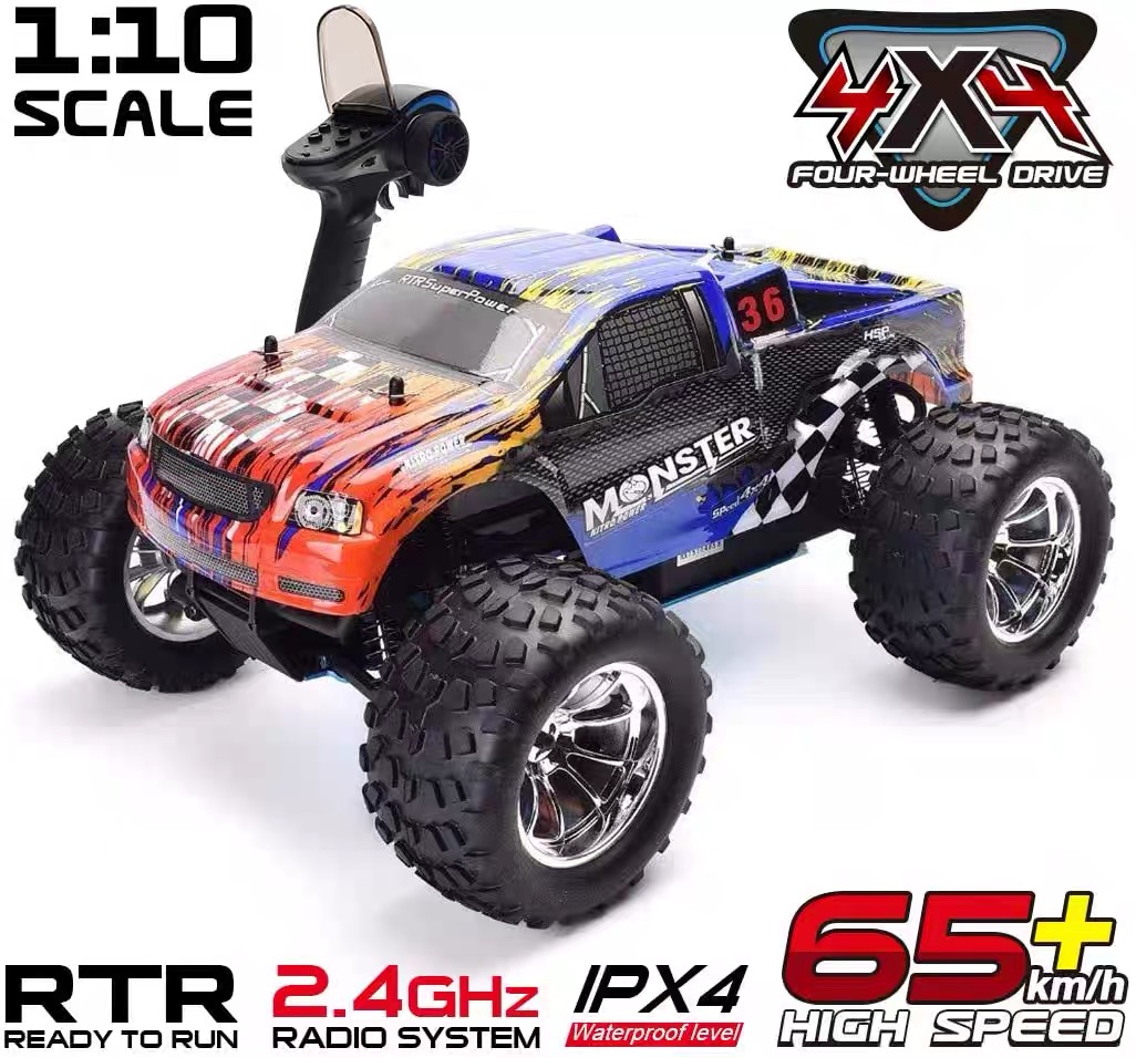 Rc Hobby Nitro - HSP RCトラック 1/10スケール ニトロガソリンエンジン ホビーカー 2速
