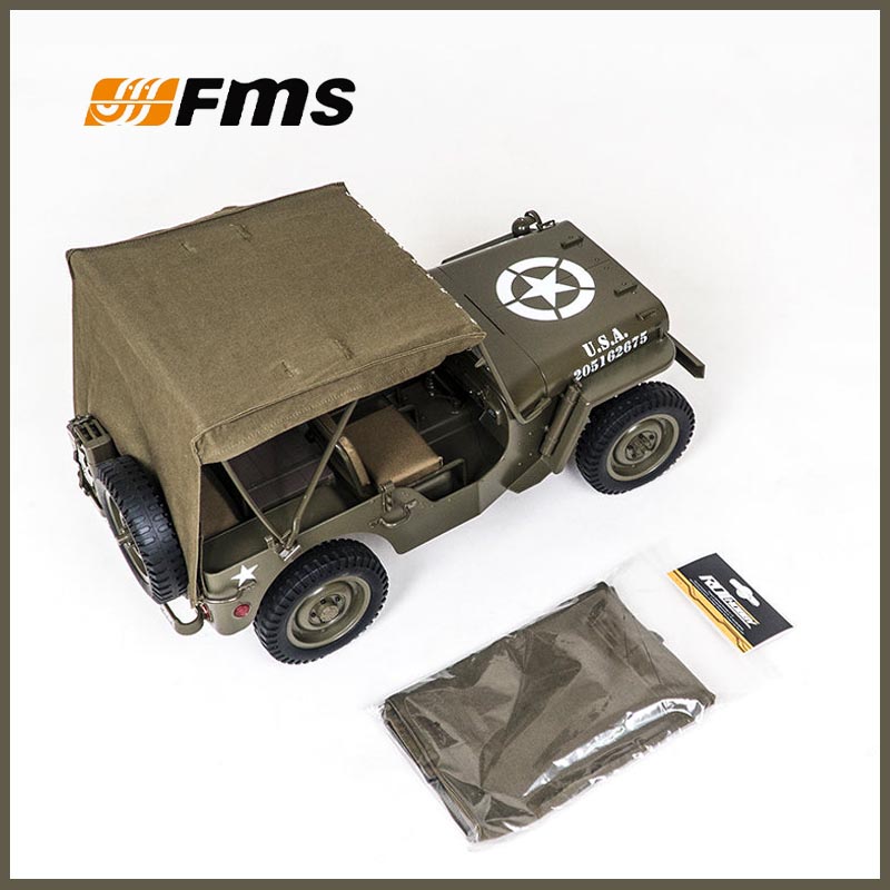Rc And Hobby - FMS 1/12 C1167 キャンバスルーフウィリス MB RC