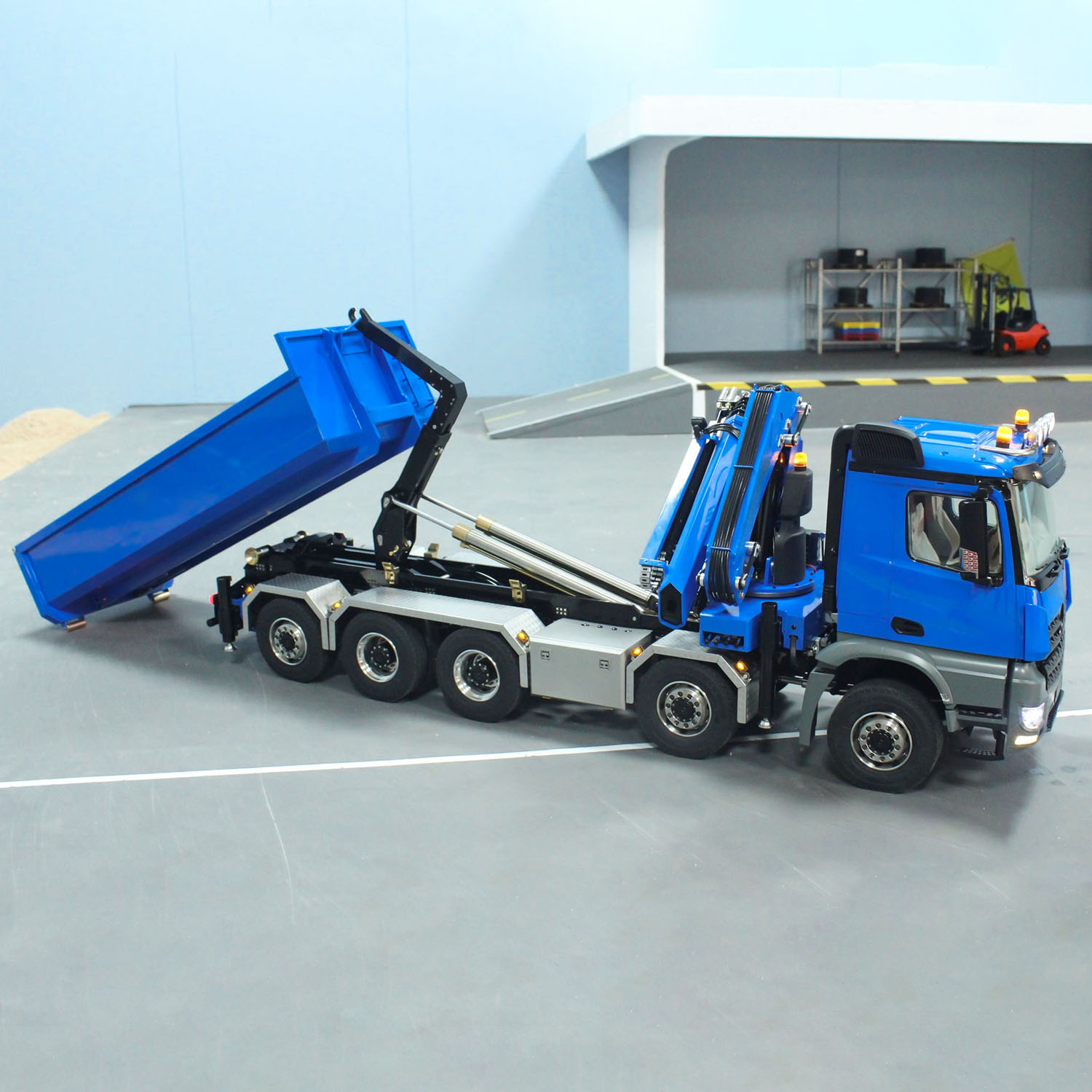 10x10 RC 1/14 油圧式メタルクレーン ダンプトラ - Rc Hobby Toucan のレビューと価格