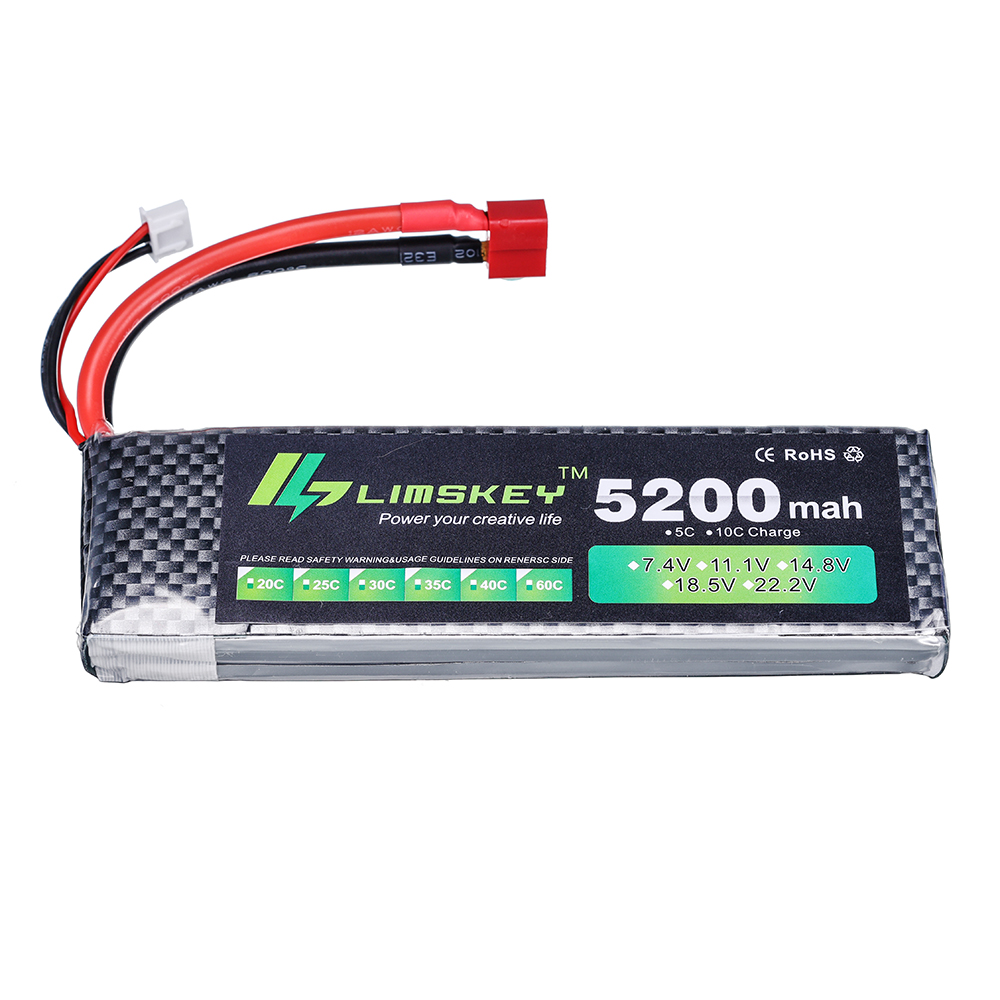 リムスキーパワーバッテリー 7.4V 5200mAh バッテ - Rc Hobby Boat のレビューと価格