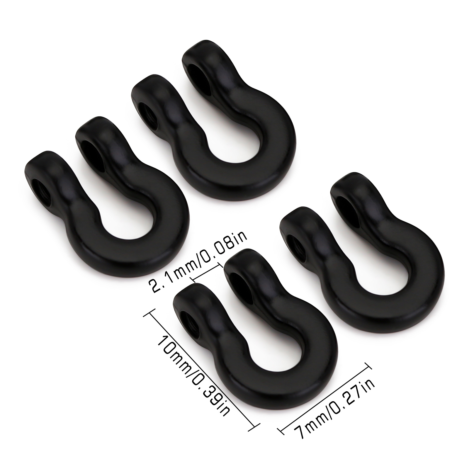 Injora 4個7*10ミリメートル金属バンパーdリング牽 - Rc Tire Foam Insert のレビューと価格