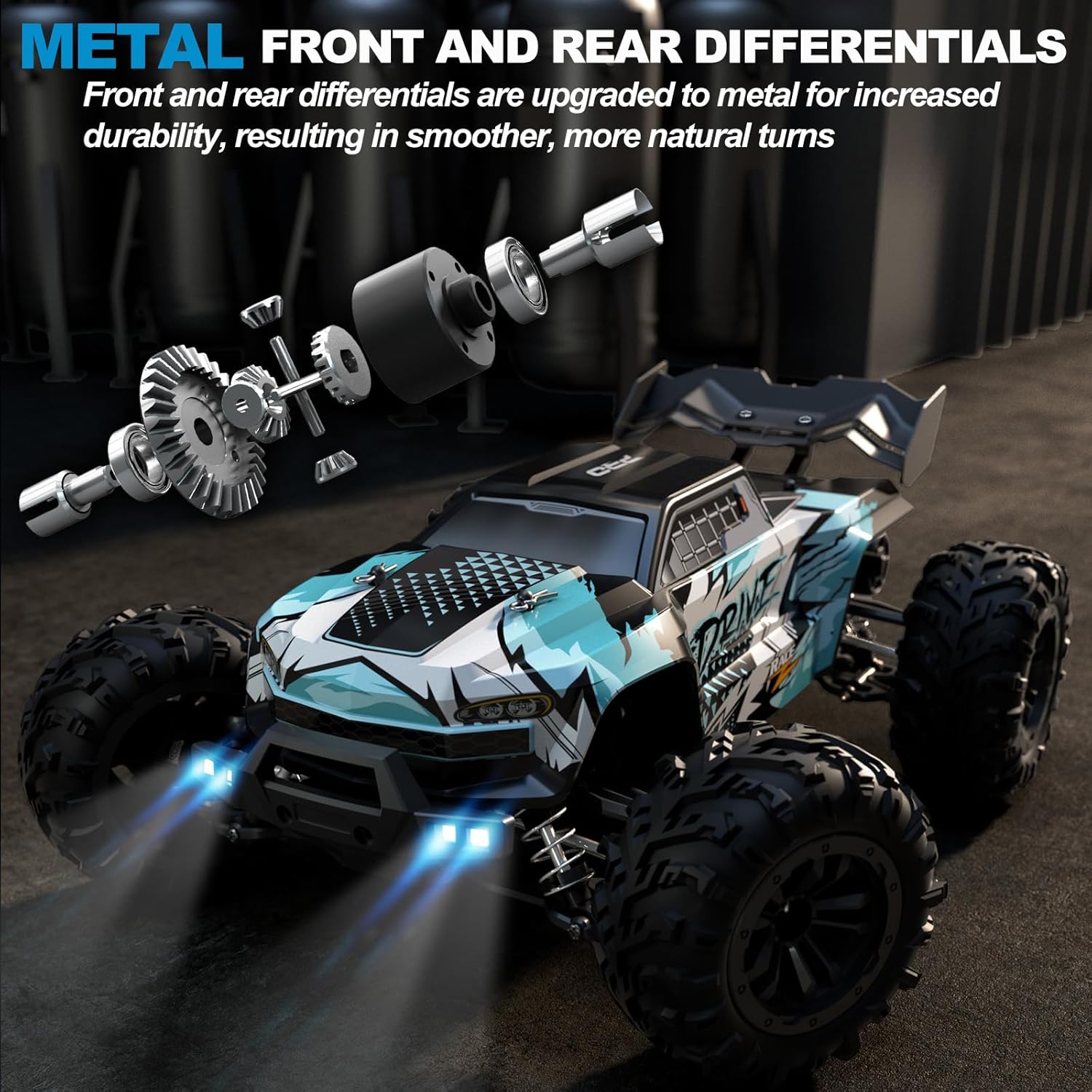 ブラシレスRCモンスタートラック 1:16スケール - 時速 - Rc Hobby Grade Monster Truck のレビューと価格