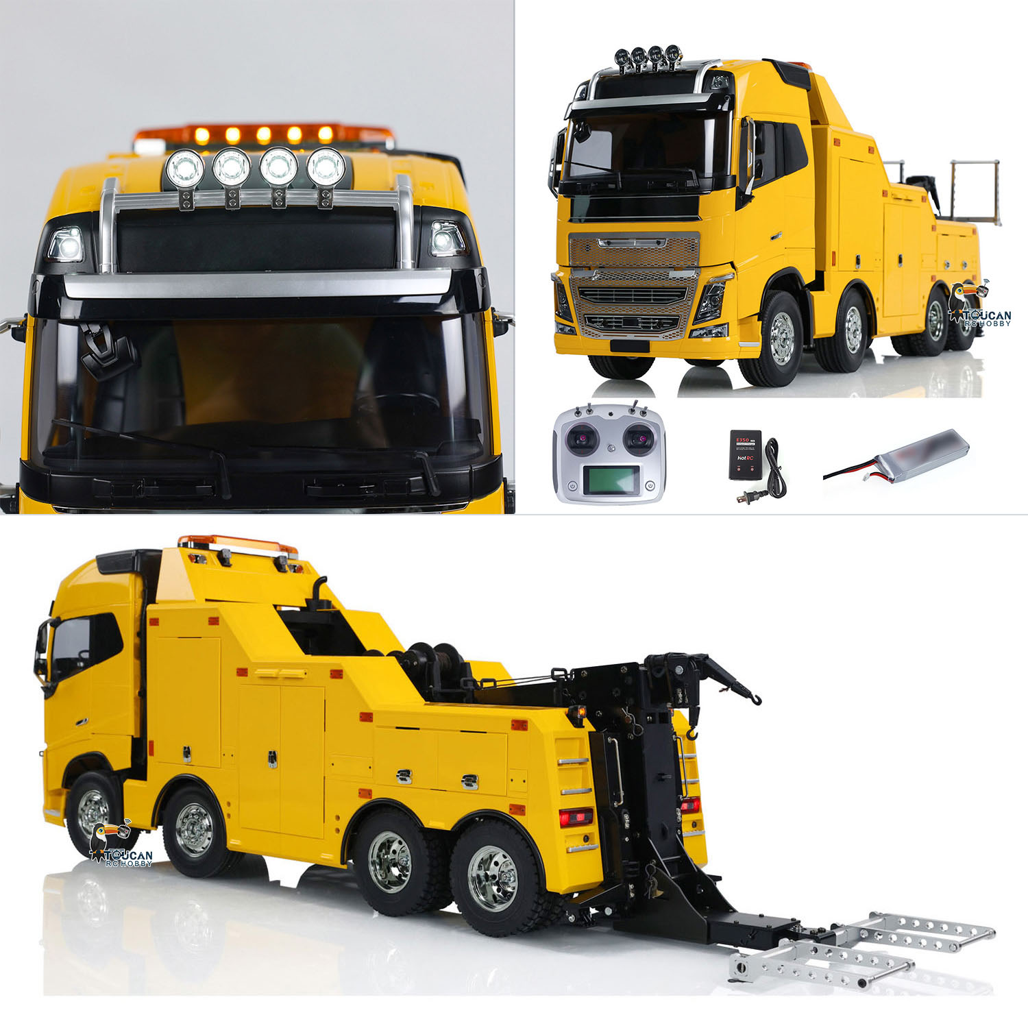 8x4 RC レッカー車 1/14 FH16 56362 D - Rc Hobby Toucan のレビューと価格