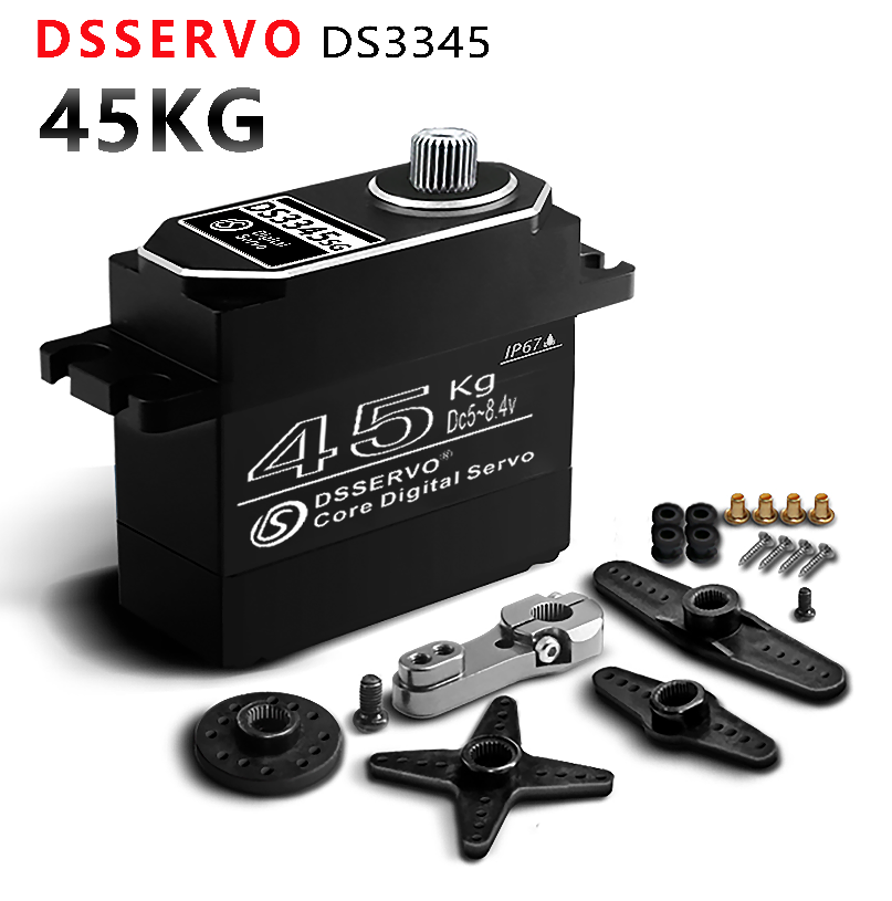Dsservo IP67 防水サーボ 45KG アルミケース - Rc Hobby Tools のレビューと価格