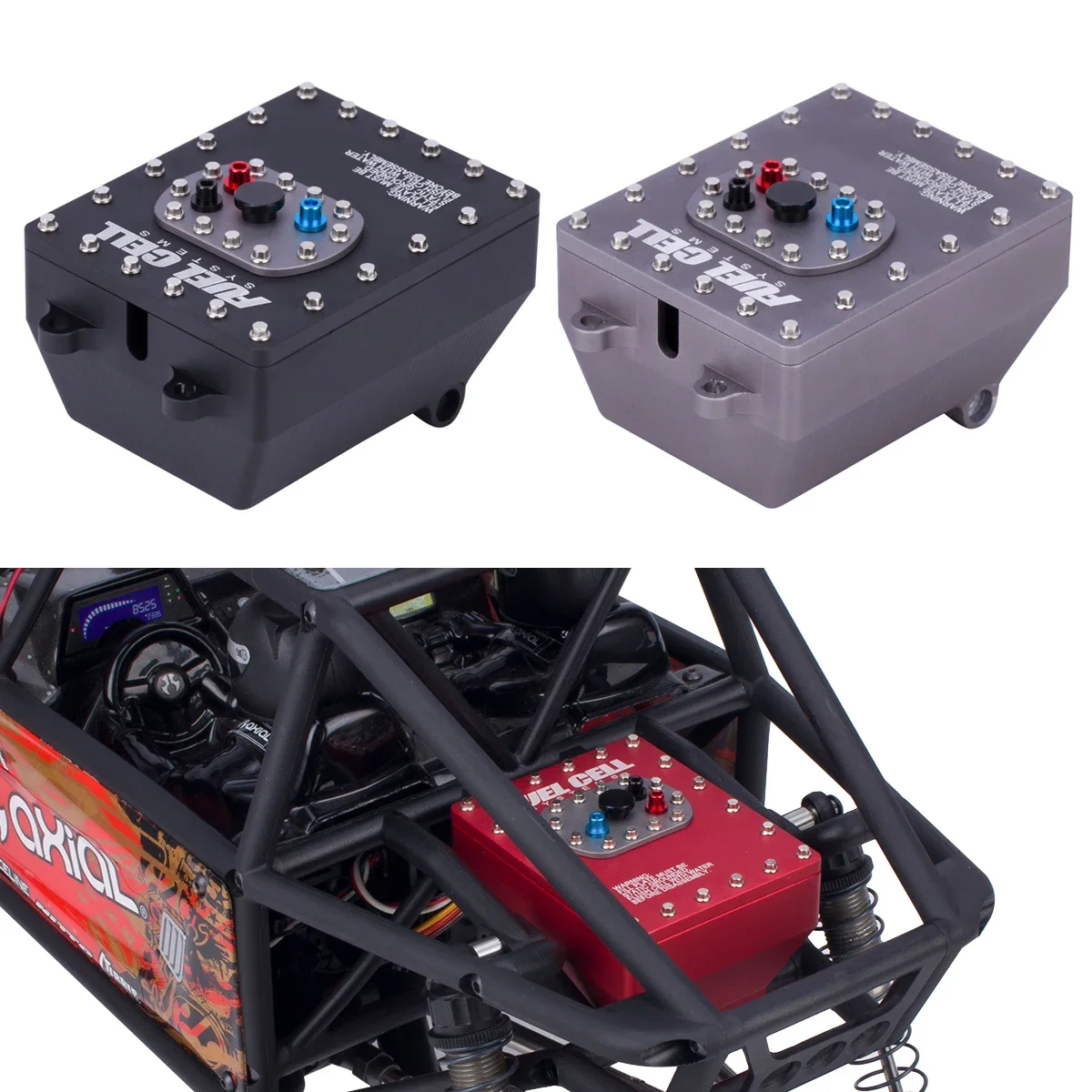1 個アルミ 1/10 スケール燃料電池受信機ボックス模擬燃 - Rc Hobby Tools のレビューと価格