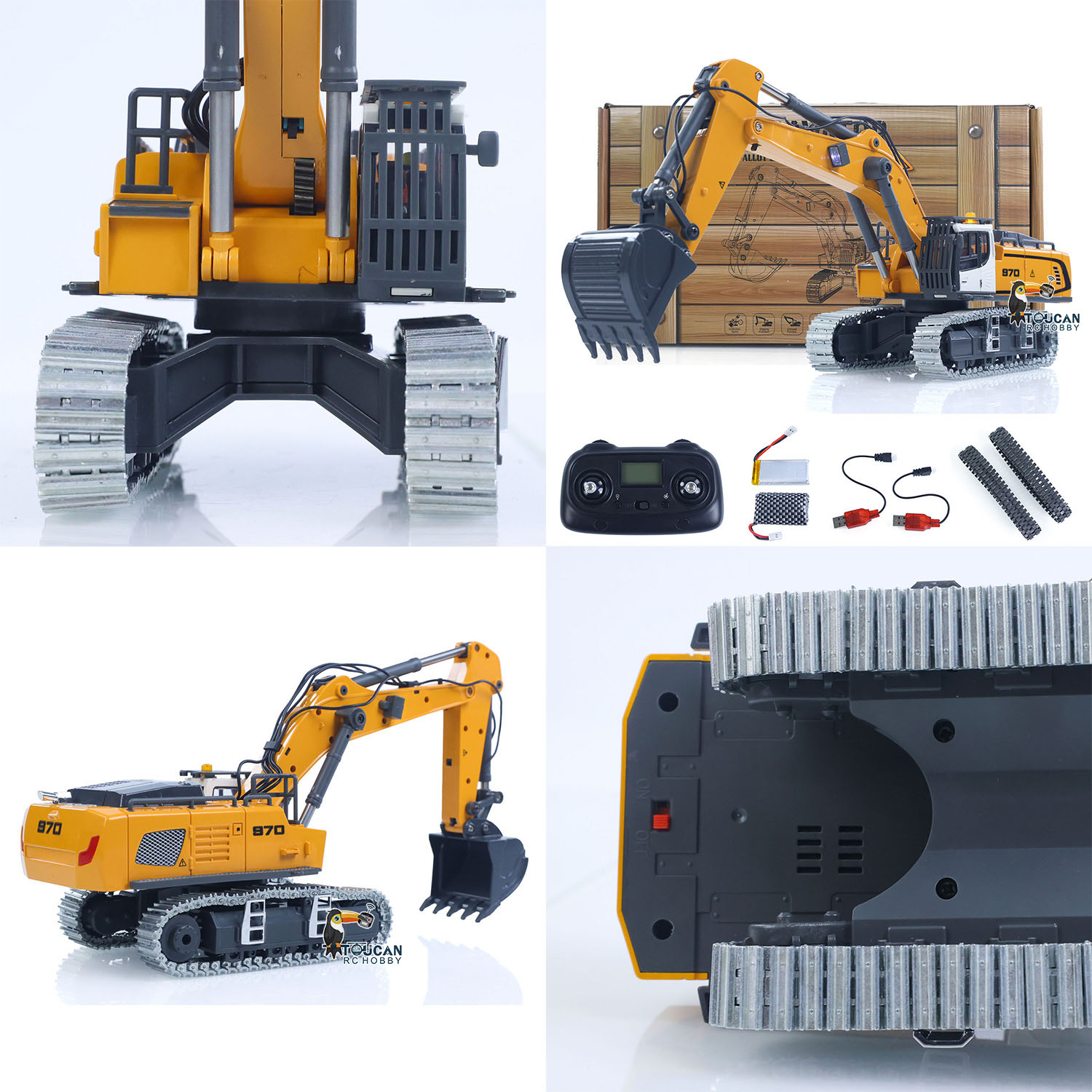 ギフト ミニ 1/50 RTR 970 RC ショベルカー  - Rc Hobby Toucan のレビューと価格
