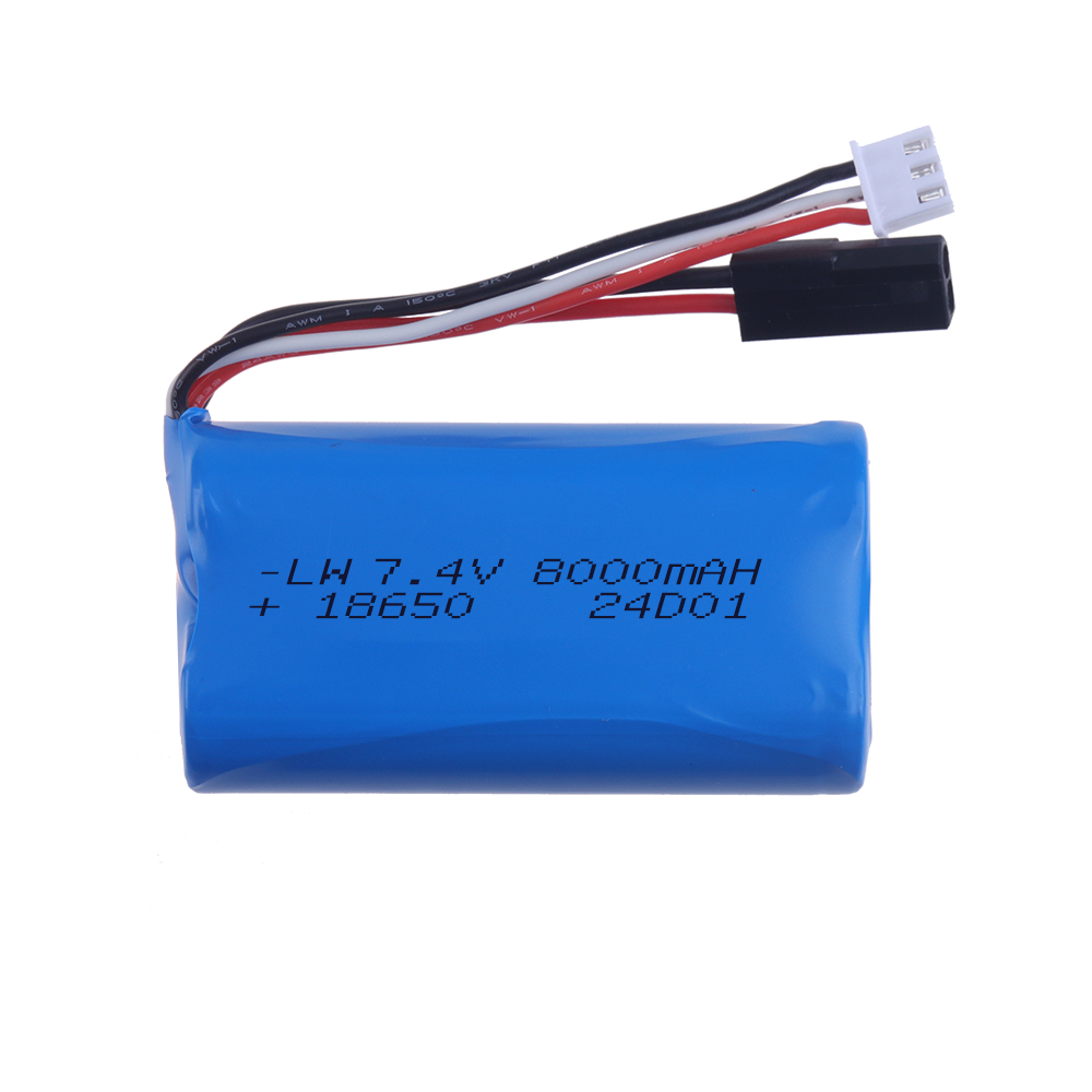 (5500 プラグ) 18650 7.4V 8000Mah  - Rc Hobby Boat のレビューと価格