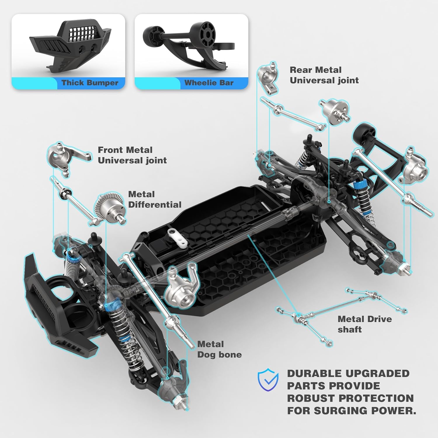 60+ km/h ブラシレスRCモンスタートラック 4WD  - Rc Hobby Grade Monster Truck のレビューと価格