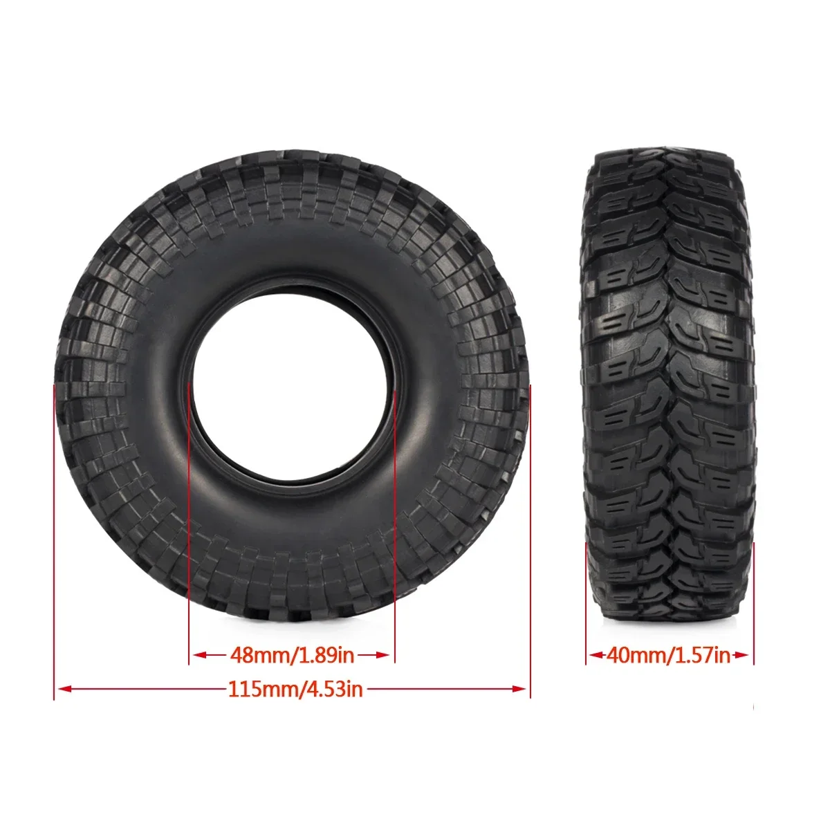 Beadlockホイール用挿入フォーム付きゴムタイヤ、rcク - Rc Tire Foam Insert のレビューと価格
