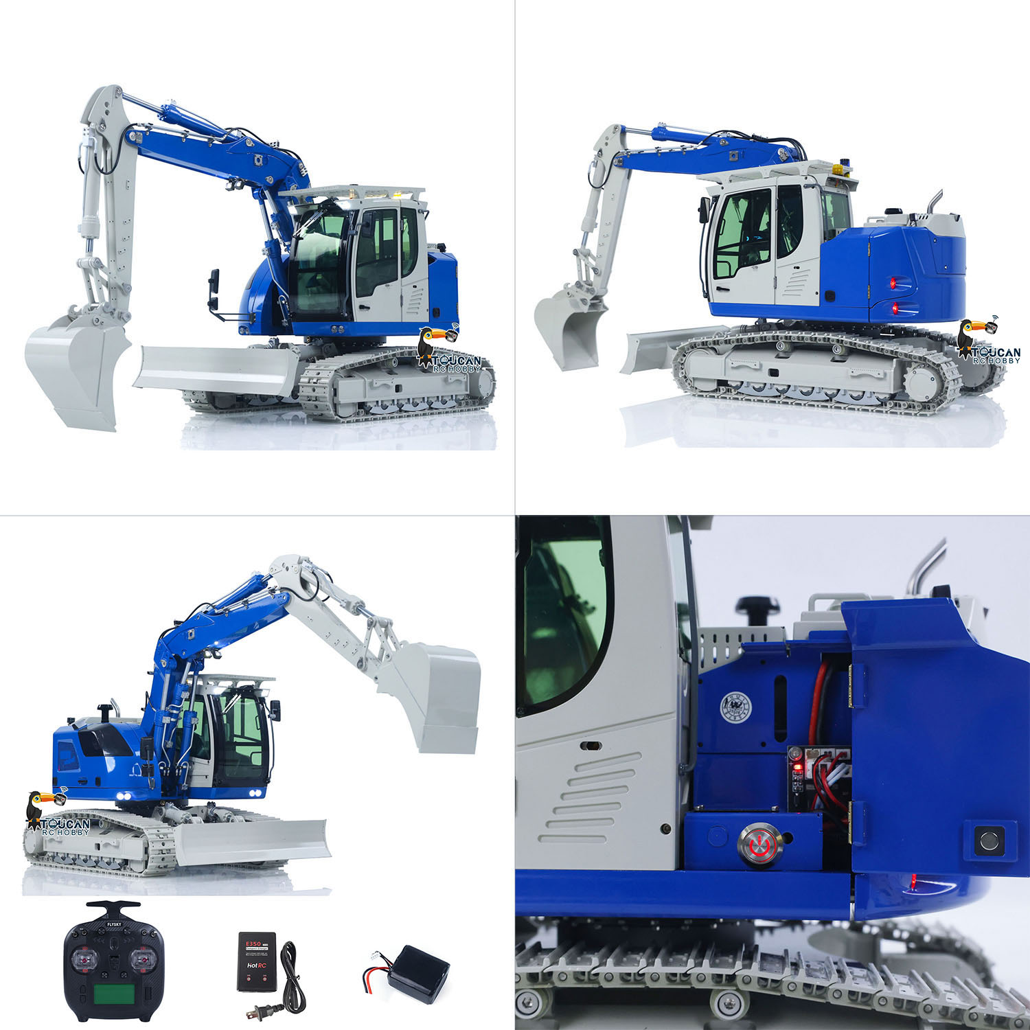 1/14スケール カットモデル RTR RC油圧ショベル 9 - Rc Hobby Toucan のレビューと価格