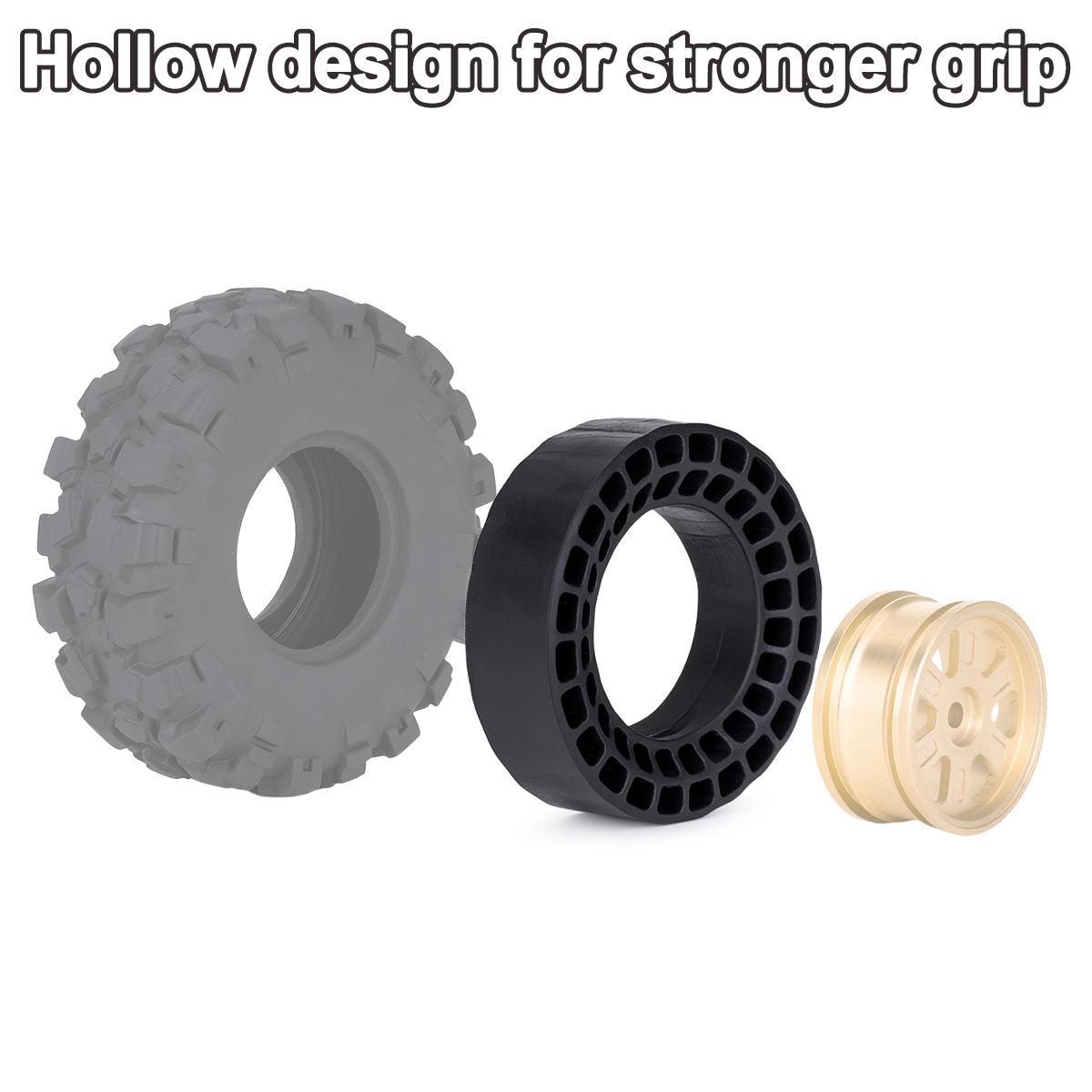 RCクローラータイヤ用シリカゲルインサートフォーム 防水 3 - Rc Tire Foam Insert のレビューと価格