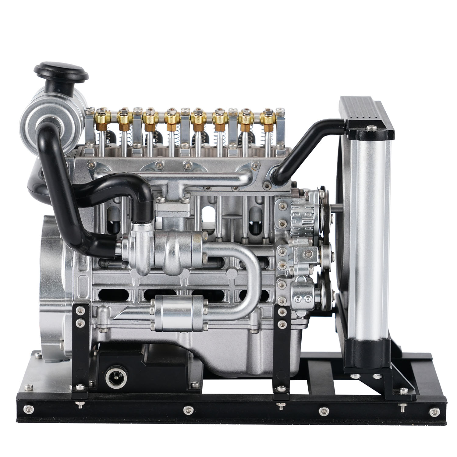 ミニディーゼル4気筒機械式エンジンメタルエンジンRCホビーキ - Rc Hobby Tech のレビューと価格
