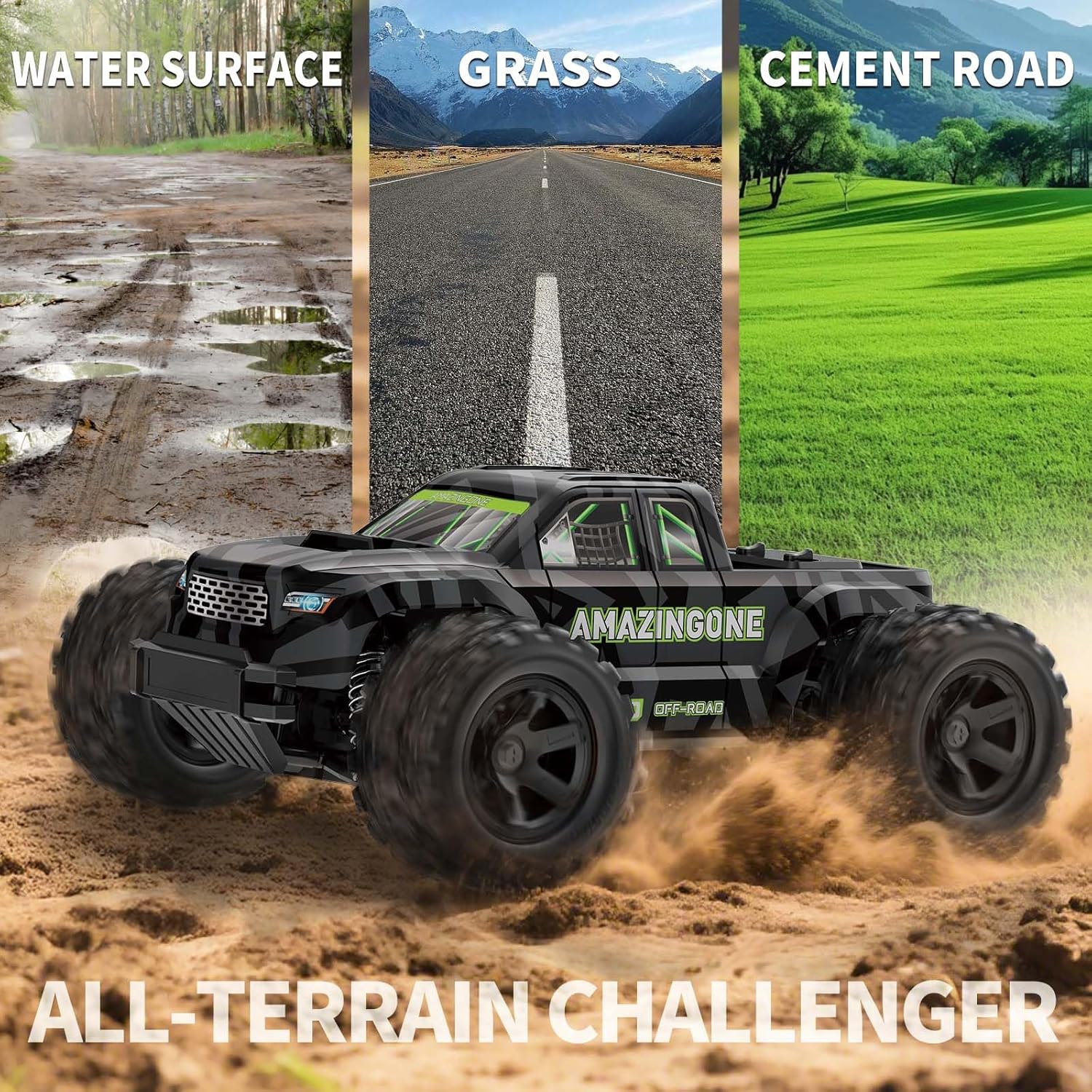 JT18W 1/18スケール高速35KMH 4WD RCカー - Rc Hobby Grade Monster Truck のレビューと価格